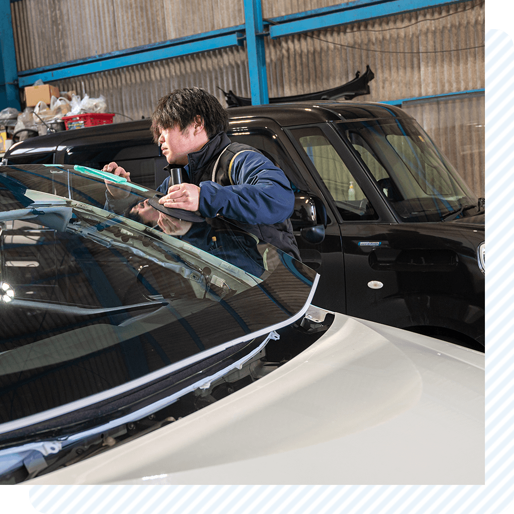 保険修理 グラスカンパニー あらゆる国産車 輸入車のガラス交換 修理は宮城 仙台のグラスカンパニーにお任せください